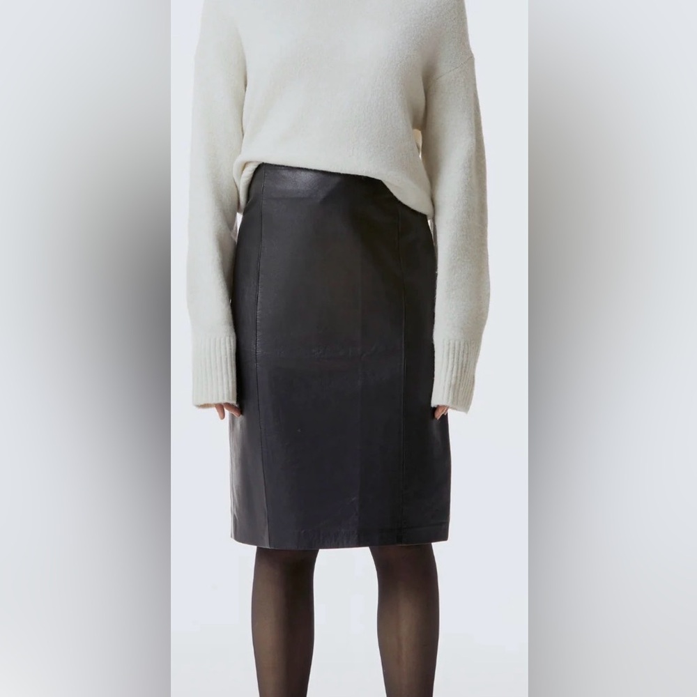 Danier Italian leather skirt